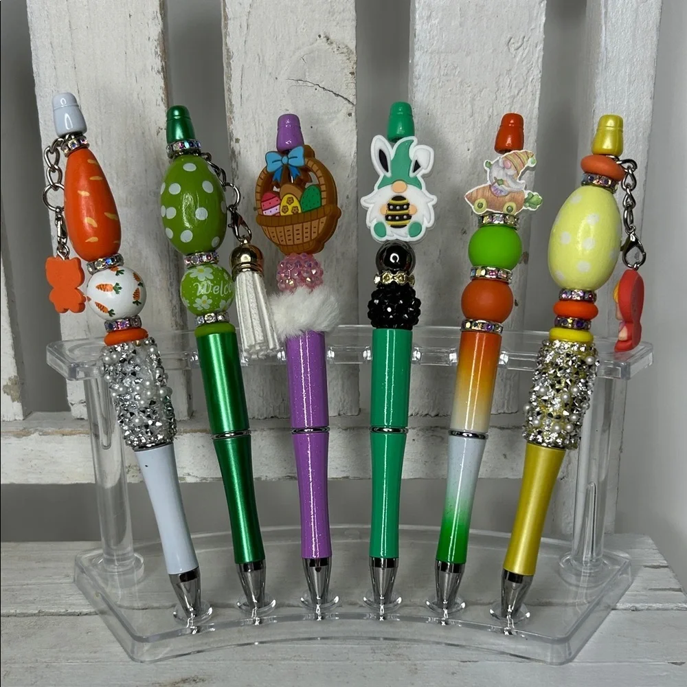Easter Spring Colorful Charm Pen Set